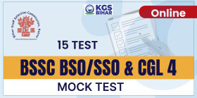 BIHAR SSC BSO/SSO CGL 4 Test Series